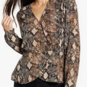 Snake skin blouse